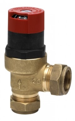 22mm angled by-pass valve, du145-3/4b