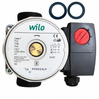 Wilo RS25/6-3 KU C 4521910 Domestic Circulating Pump 1½