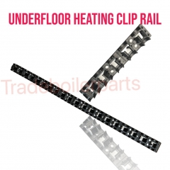 underfloor heating clip rails box of 100x 1mtr inc self adhesive tape