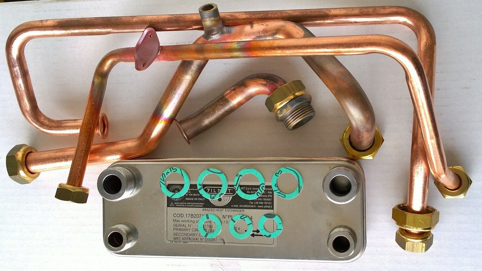 HEAT EXCHANGER COMPATIBLE FOR  VAILLANT ECOTEC PRO WITH SCREWS